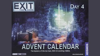 Exit The Advent Calendar  The Mystery of the Ice Cave  Day 4 [upl. by Azalea]