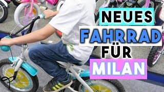 NEUES FAHRRAD FÜR MILAN  VLOG  FILIZ [upl. by Acirred]