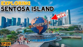 Sentosa Island  Universal Studio  Cable Car UNIQUEVISIONS5  EP  6 [upl. by Odraccir367]