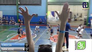 Final voleibol femenino infantil  ASOVOGRE GRECIA vs San Jose [upl. by Eartha]