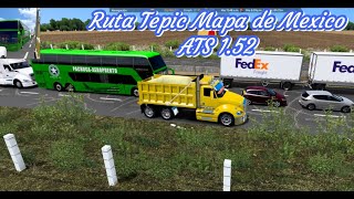 Mapa De México ATS 152 Ruta Tepic [upl. by Brine]