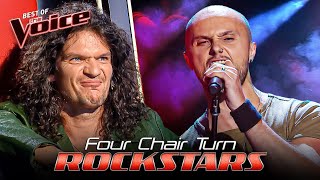 Sensational ROCKSTARS turn ALL CHAIRS on The Voice  Top 10 [upl. by Olney639]