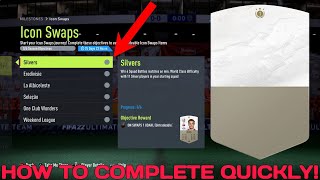 HOW TO COMPLETE ICON SWAPS OBJECTIVES FAST UNLOCK ICON TOKENS FAST  FIFA 22 [upl. by Carleen129]