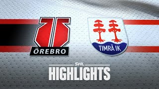 Örebro vs Timrå  2 nov 2024  Highlights [upl. by Lesde34]