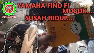 CARA MENGATASI YAMAHA FINO FI SUSAH HIDUP [upl. by Maag]