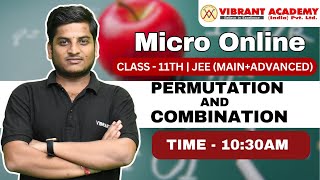 Micro Online Batch  Permutation and Combination  Lecture2  Maths  Nitin Sir [upl. by Rosen]