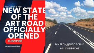 State of the Art Masvingo Road 4Km from Mbudzi Round to Houghton Park Bridge Officially Opened [upl. by Robi]