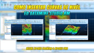 Como insertar curvas de nivel a DATAMINE desde ArcGIS  Super Fácil [upl. by Reyaht488]