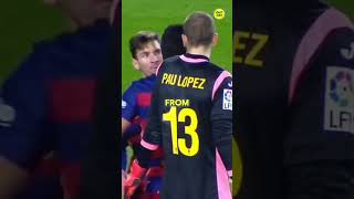 Thats how Lionel Messi destroyed this goalie 😡 [upl. by Gnolb233]