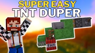 SUPER EASY Minecraft 121 TNT Duper Tutorial With Automation [upl. by Freyah]