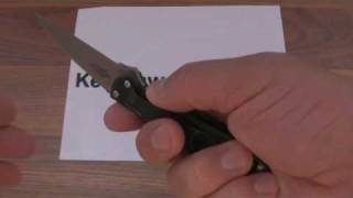 Kershaw Leek Tungsten Knife 1660CKTSL  Demo [upl. by Ailimat]