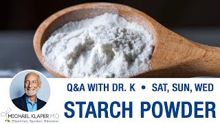 Powdered Starch Health  Using Corn Starch Arrowroot amp Potato Powder In Cooking [upl. by Oidiple]