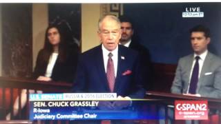 Sen Chuck Grassley outs Schumer and Schiff Says they KNEW Trump wasnt under investigation [upl. by Aelyak]