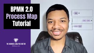 BPMN Process Map Tutorial and EXAMPLE [upl. by Siana601]