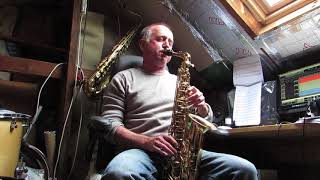 Improvised Atonal Saxophone Solo by Mark Buckingham [upl. by Eigriv]