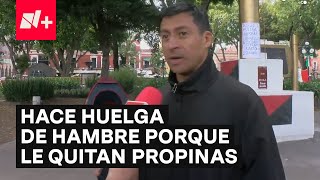 Mesero hace huelga de hambre porque le quitan las propinas  N [upl. by Nestor]