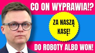 Hołownia jedzie w Polskę Chłopie do roboty albo won [upl. by Ynnot]