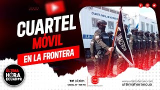 La Policía de Ecuador instaló su primer cuartel móvil en la frontera con Colombia [upl. by Morna296]