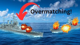 My New FAVORITE Tier 5 Battleship and OVERMATCHING TEACHING [upl. by Cowles]