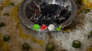 Beef 🥩 rice recipe 🍚 🍛Tastetours by Shabna [upl. by Neeruan]