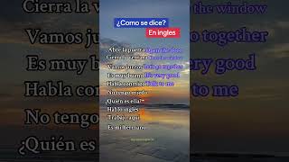 Palabras en ingles ingles inglesfacil inglesrapido inglesonline inglesamericano [upl. by Antonino]