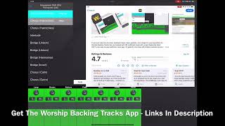 Atmosphere Shift Phil Thompson Worship Backing Tracks App Preview [upl. by Redmund351]