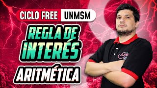 Regla de interés 🧮 Aritmética CICLO FREE [upl. by Ennayar759]