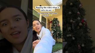 Did you get called out 😆💖 fypシ゚ skit funny trend shorts christmas relatable viral [upl. by Airamak]