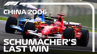 Michael Schumachers 91st And Final Win  2006 Chinese Grand Prix Highlights [upl. by Russo]