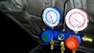 retrofitted R 12 to R152a gauge readings possible bad expansion valve [upl. by Frodine75]