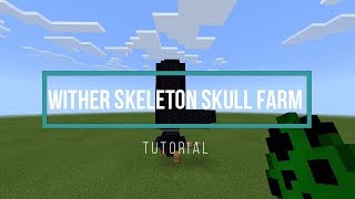 14 Wither Skeleton Farm 100 Drop Rate Bedrock Edition [upl. by Toll]