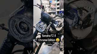 Yamaha FZX Chrome Edition 😅 yamahafzx [upl. by Ydarb439]