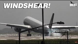 High Winds 🌬️✈️ at London Heathrow Airport Part 3 [upl. by The]