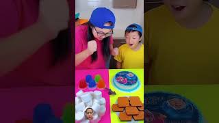 Paw patrol cake vs colorful jelly ice cream challenge shorts EthanFunnyFamily [upl. by Aicnom]