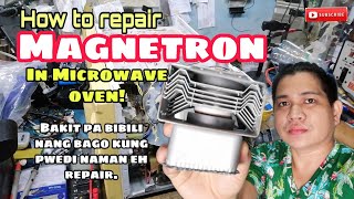 How to repair Magnetron in a Microwave oven [upl. by Allegra]