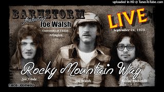 Barnstorm featuring Joe Walsh  Rocky Mountain Way  LIVE 73 [upl. by Hars]