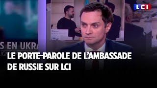 quotLa Russie ne menace personnequot  le porteparole de lambassade de Russie en France invité de LCI [upl. by Peter871]