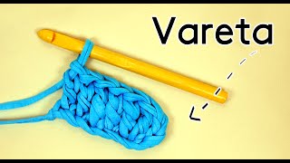 PUNTO VARETA EN CROCHET punto alto macizo  Patrones Valhalla [upl. by Suhsoj]