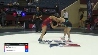 2023 Senior Nationals Solin Piearcy vs Cheyenne Bowman  68 KG Quarterfinals [upl. by Hawkie592]