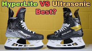 Bauer Vapor HyperLite vs Supreme Ultrasonic hockey skates  What is the real difference [upl. by Oneill]