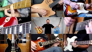 ALL THE GUITAR SOLOS Featuring 38 Guitars [upl. by Nevins]