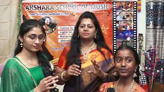 Ramachandraya janaka raaajaja manoharaya by Akshara School of Music students [upl. by Merkley189]