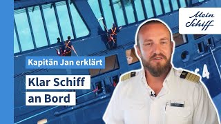 Kapitän Jan erklärt Großputz an Bord der Mein Schiff Flotte I Mein Schiff [upl. by Phyllys916]