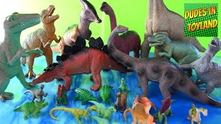 Dinosaur toys  Safari Ltd Toobs Walmart dinosaurs for children [upl. by Rotceh]