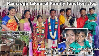 Ramyoga laksarul family function vlog🥰🥰 [upl. by Guria177]