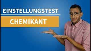 Einstellungstest Chemikant amp Chemikantin 2024 einstellungstest chemie [upl. by Etnoid633]