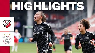 Another 3 points 🤩  Highlights FC Utrecht Vrouwen  Ajax Vrouwen  Azerion Vrouwen Eredivisie [upl. by Ramled980]