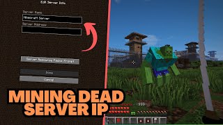 Minecraft The Mining Dead Server IP Address [upl. by Annaili]