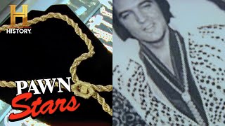 Elvis Presley’s ICONIC Gold Necklace  “I Didn’t Expect That”  Pawn Stars  Shorts [upl. by Sturrock]