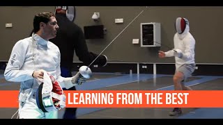 Learning From A Rank 1 Epee Lesson  Grumier Attack Lesson Breakdown [upl. by Omrelliug521]